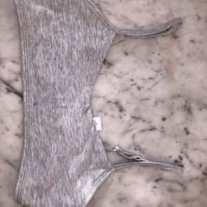 Its a grey training bra from Ivivva | size 12